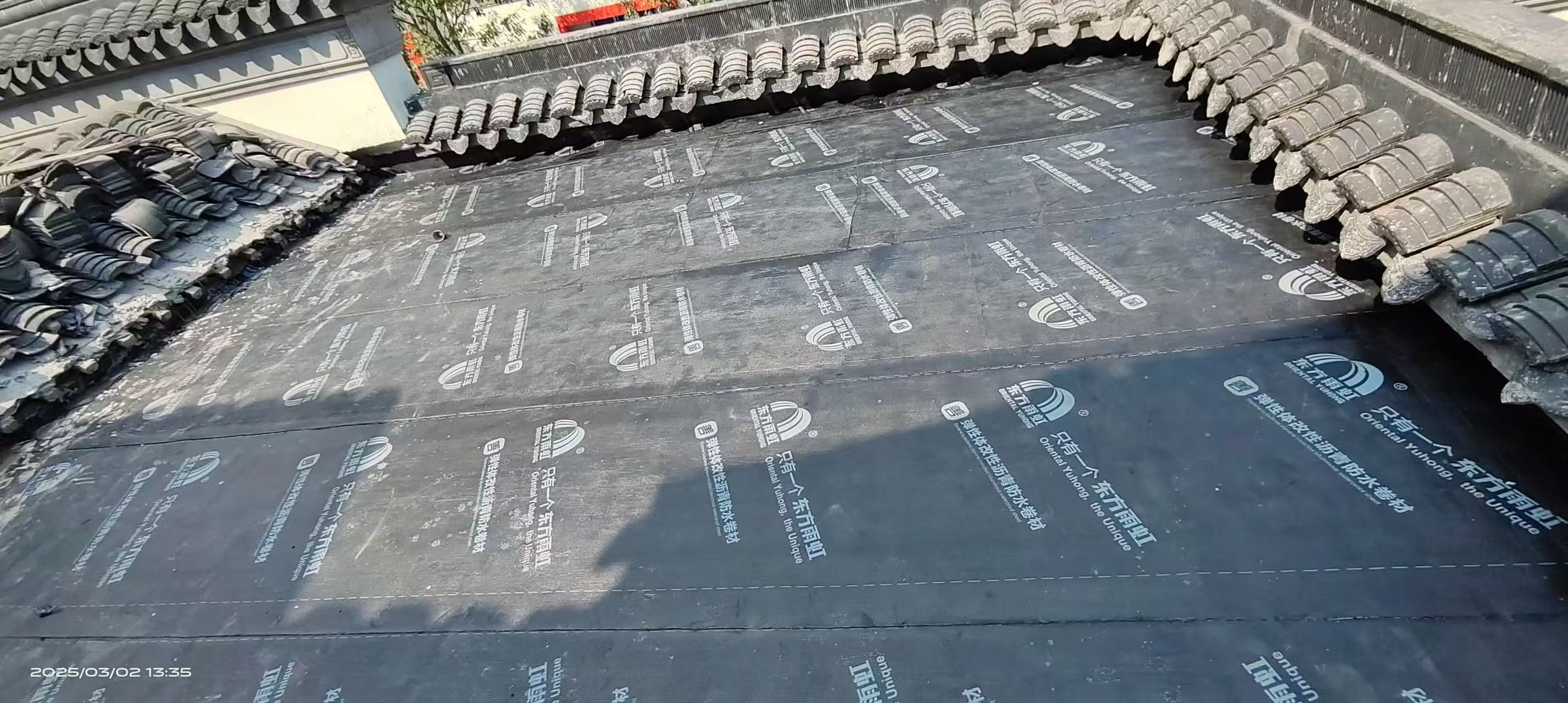广州黄埔区万科·金色悦府阳光房防水施工前状况（第1张）