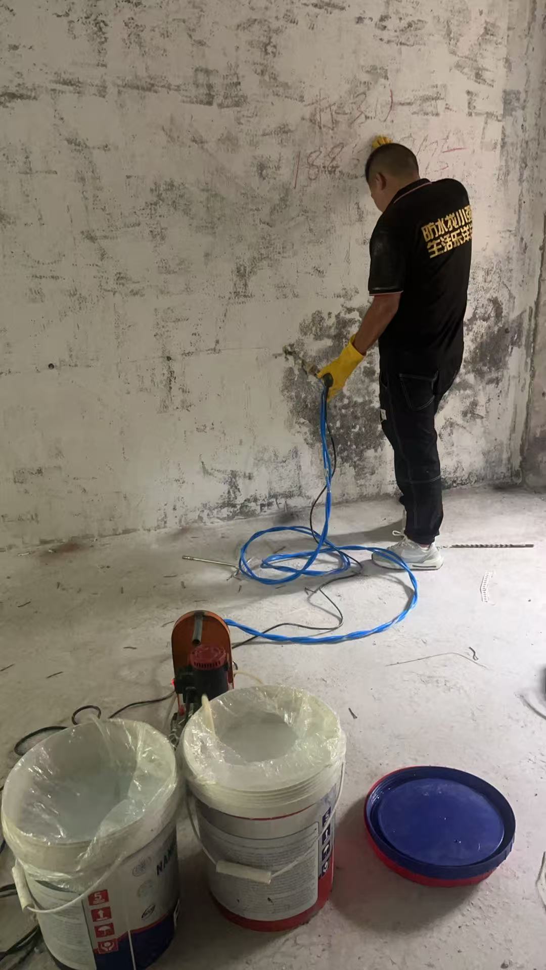 杭州西湖区三坝雅苑卫生间渗漏修复施工后效果（第1张）